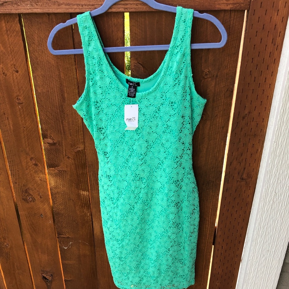 Turquoise Bodycon Dress